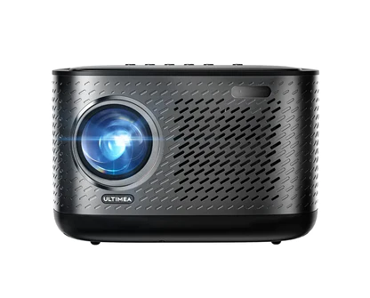 The Ultimea Apollo P50 1080p projector with built-in speakers